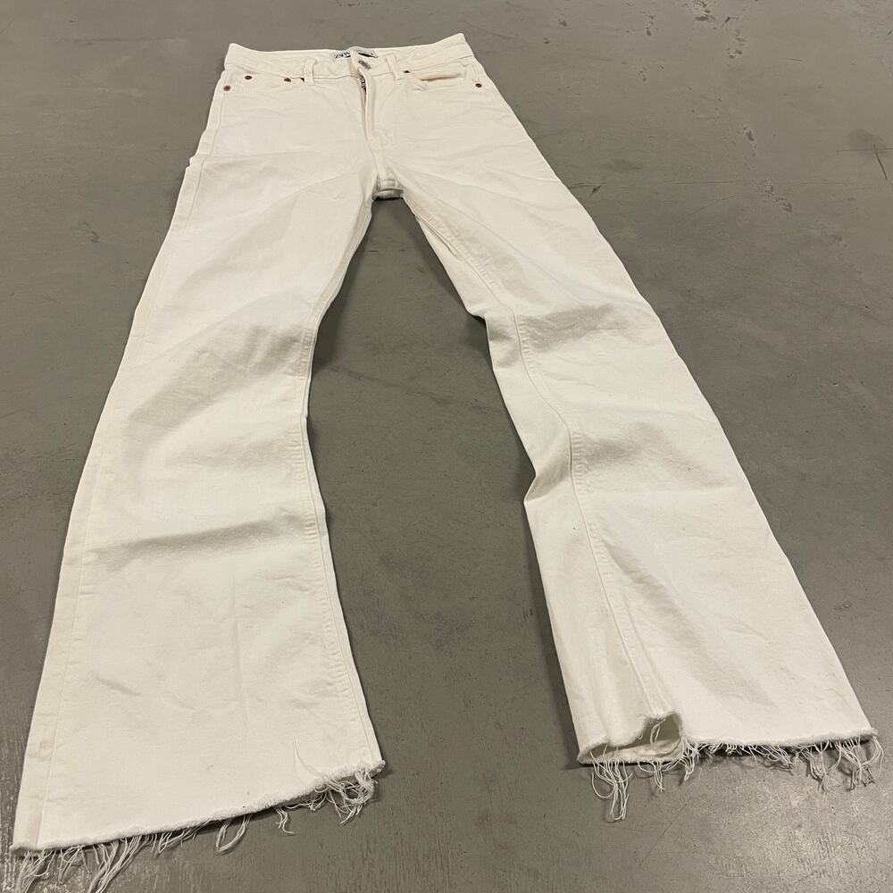 Y2K Zara high rise bell bottom bootcut jeans 26x29
